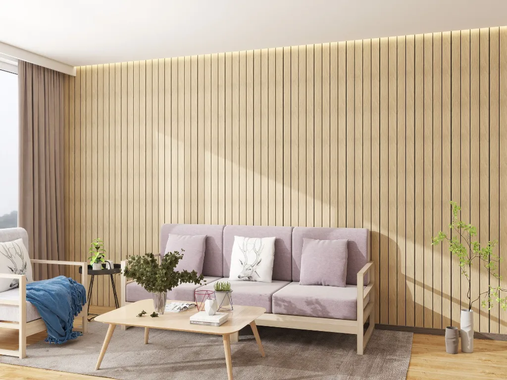Wide Slat Natural Oak - Ornamental Plastics Co.