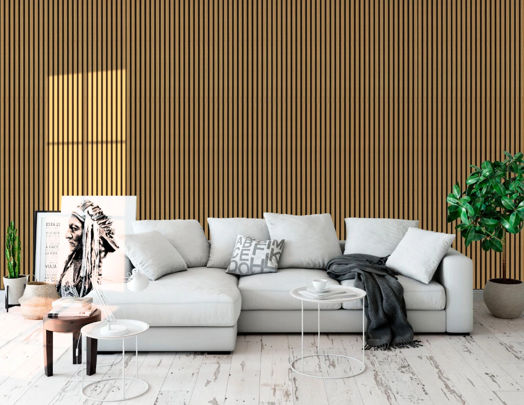 Contemporary Oak Acoustic Panels - Ornamental Plastics Co.