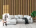 Contemporary Oak Acoustic Panels - Ornamental Plastics Co.