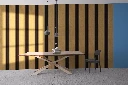Contemporary Oak Acoustic Panels - Ornamental Plastics Co.