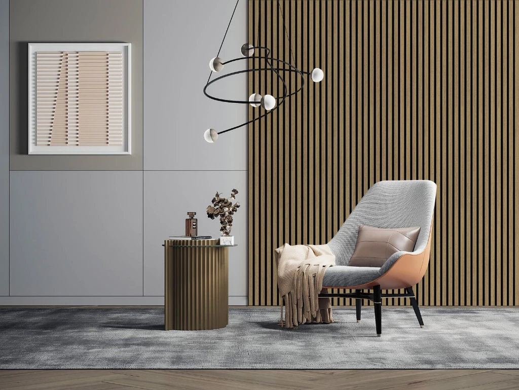 Elegant Oiled Oak Acoustic Panel - Ornamental Plastics Co.