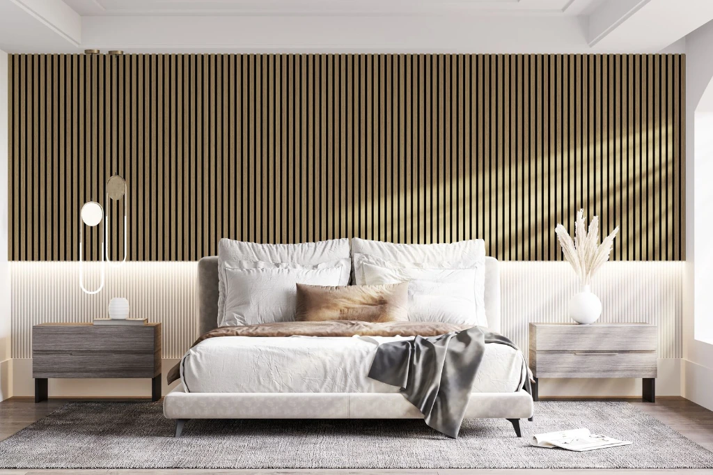 Elegant Oiled Oak Acoustic Panel - Ornamental Plastics Co.