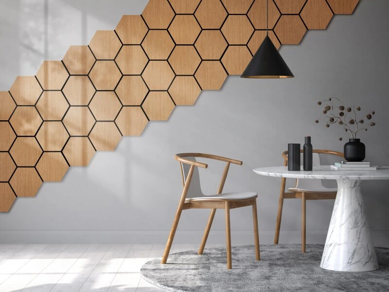 Natural Oak Hex - Ornamental Plastics Co.