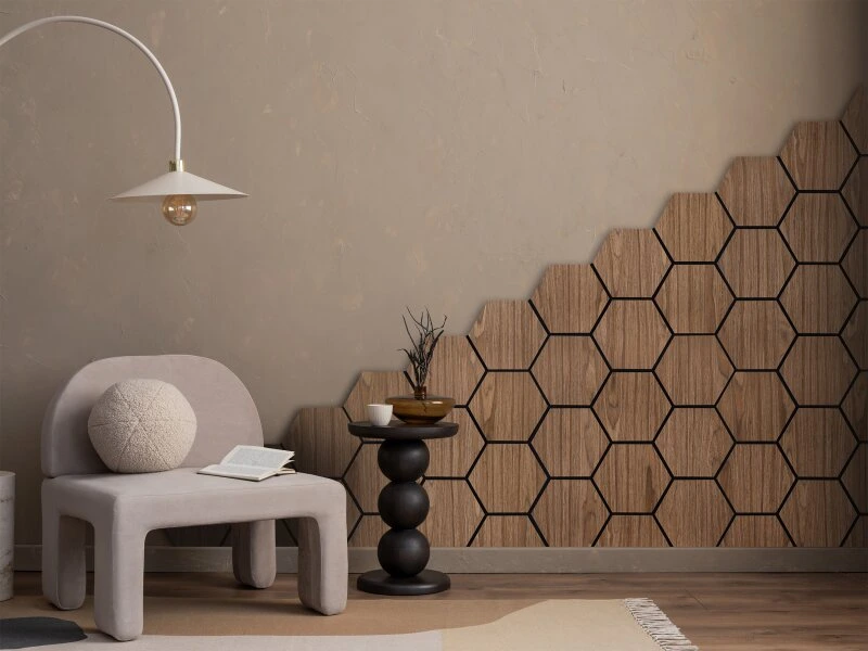 Hex Walnut - Ornamental Plastics Co.