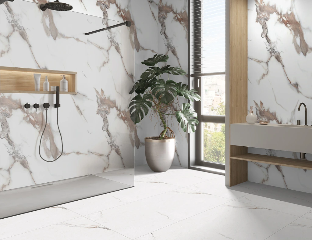 Shower Panel Bronze Carrara - Ornamental Plastics Co.