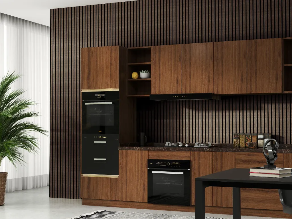 Small Slat Smoked Oak - Ornamental Plastics Co.