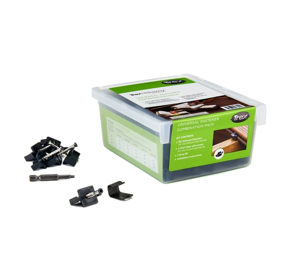 [gTRCLIPa] Trex Clip for Grooved Deck Board (Pack Of 90 - 4.5mtr2)