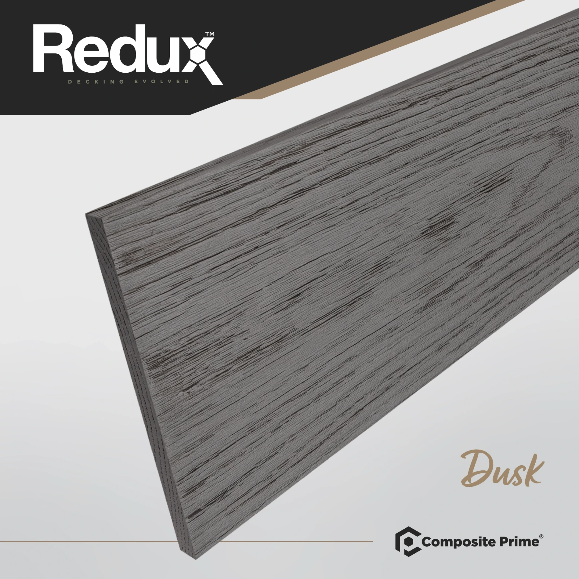REDUX Composite Fascia Board 16mm x 187.5mm x 3600mm - Dusk