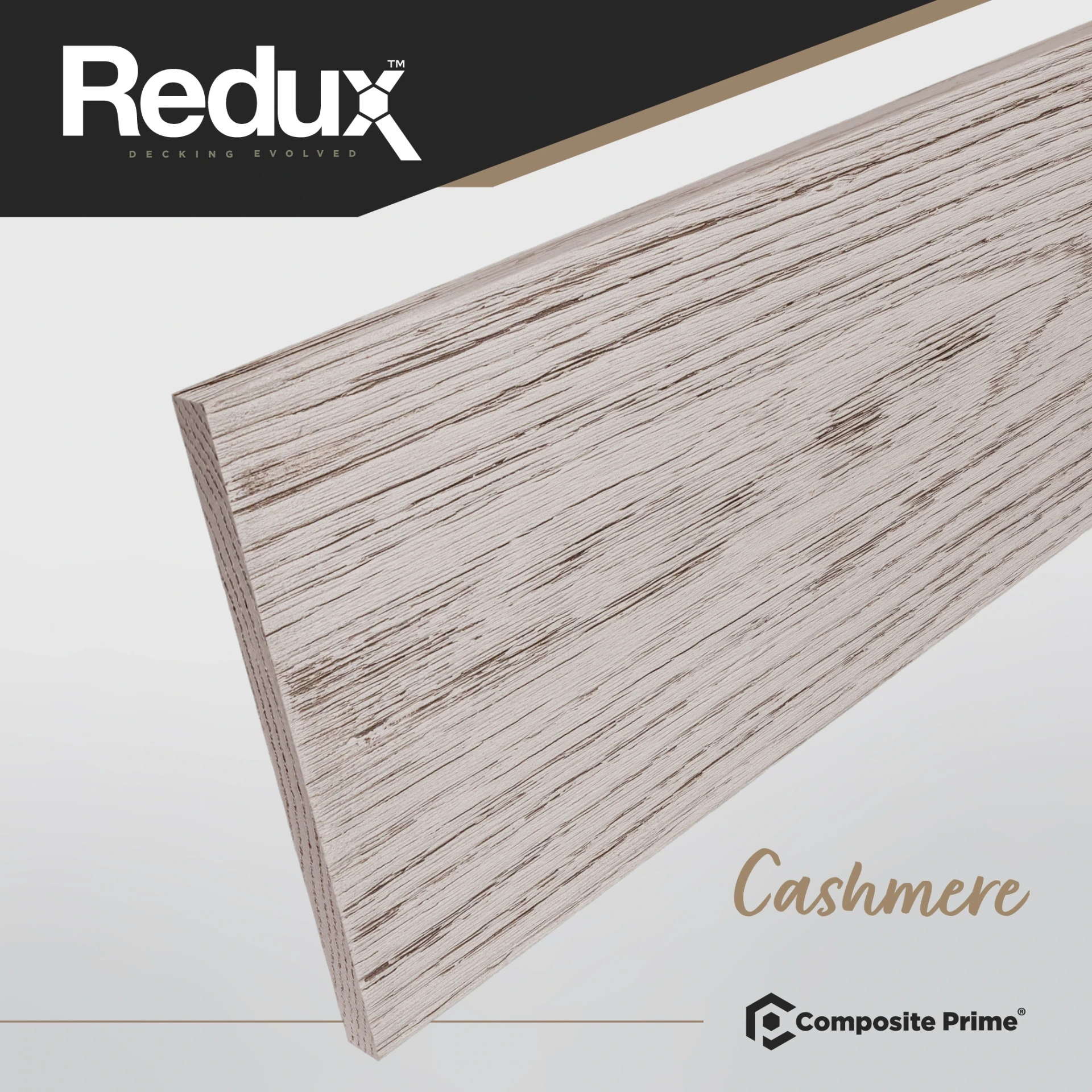 REDUX Composite Fascia Board 16mm x 187.5mm x 3600mm - Cashmere