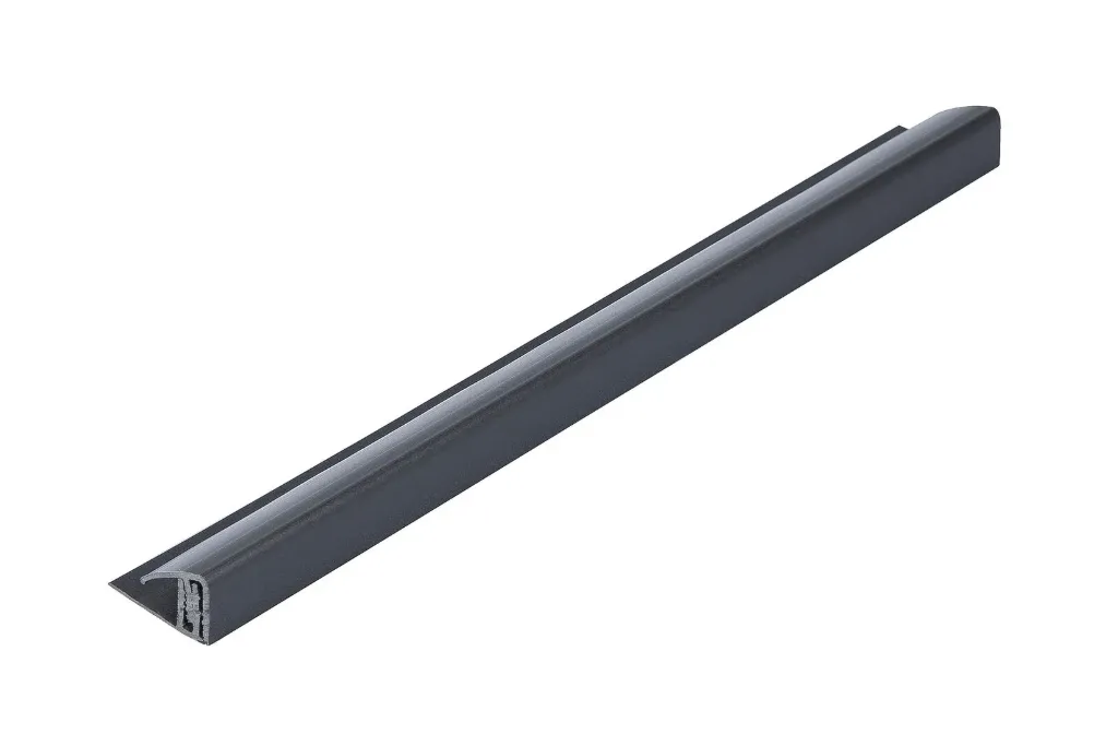 Universal Wall Panel 2-Part End Cap 2.6mtr - Carbon