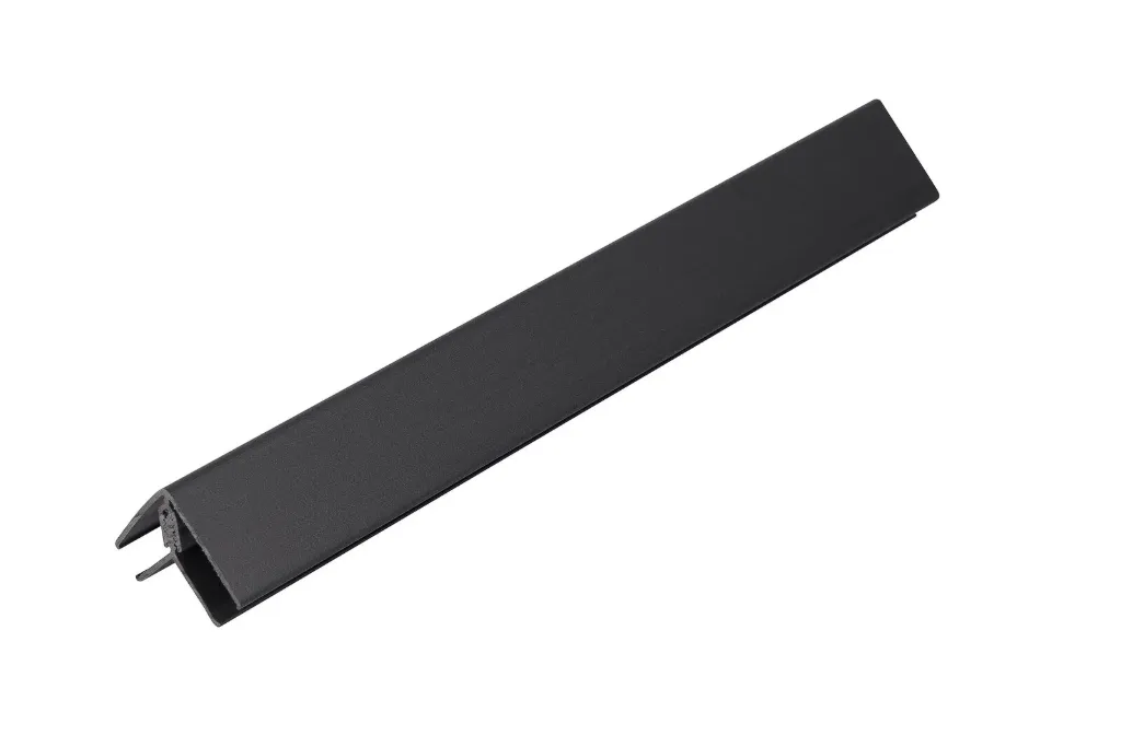[DC82C03PK] Universal Wall Panel 2-Part Universal Corner 2.6mtr - Carbon