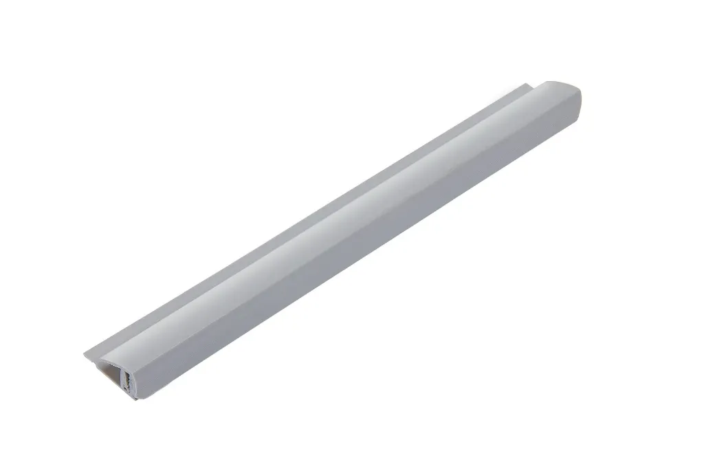 Universal Wall Panel 2-Part End Cap 2.6mtr - Cold Grey
