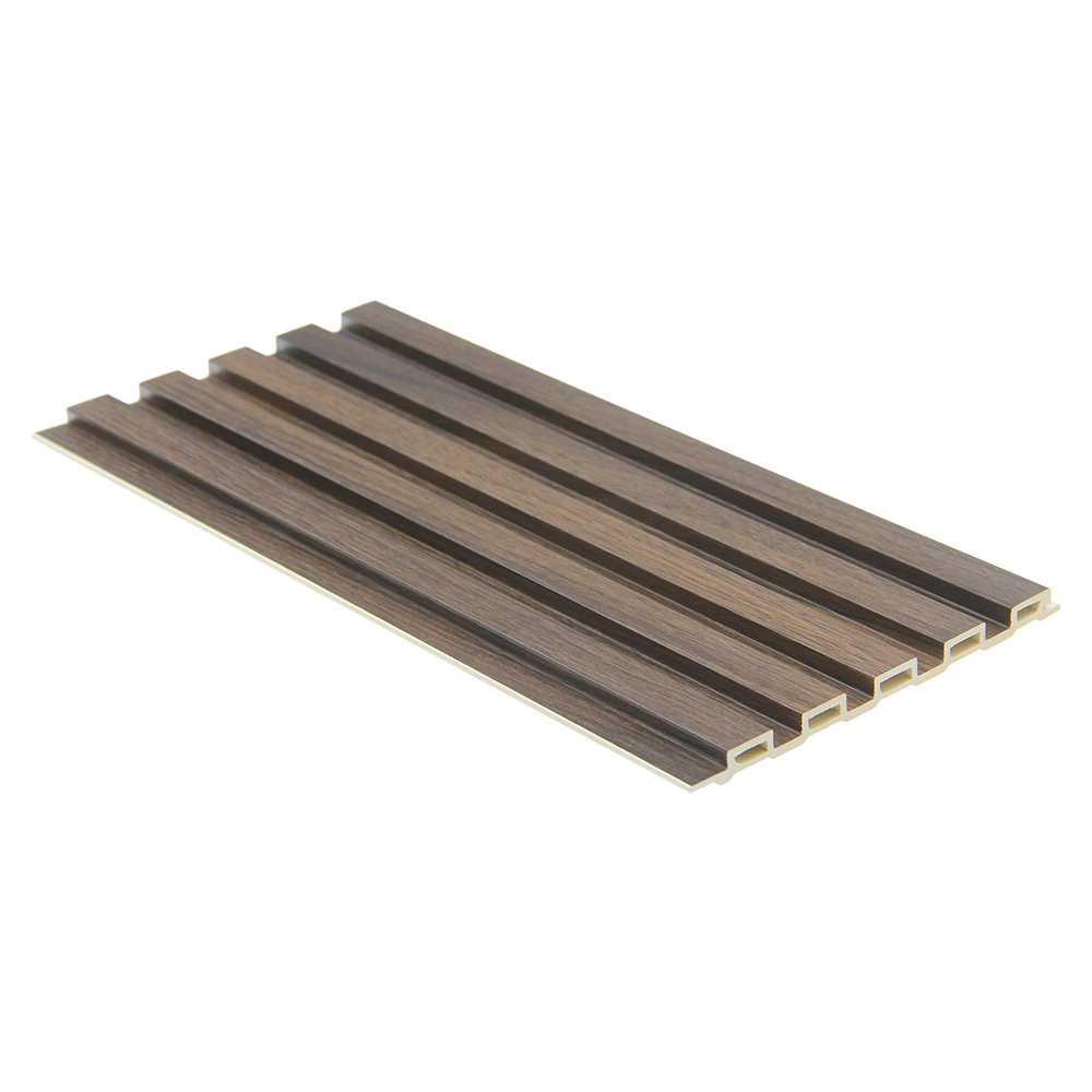Slatted WPC Panel 158mm x 2.4mtr - Walnut