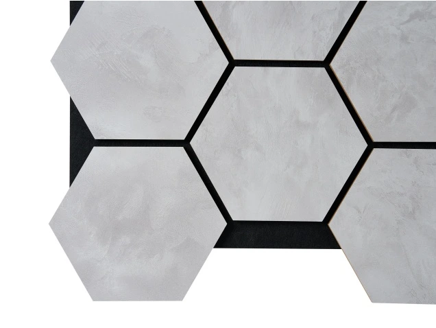 Hex Panel 655mm x 535mm - Concrete