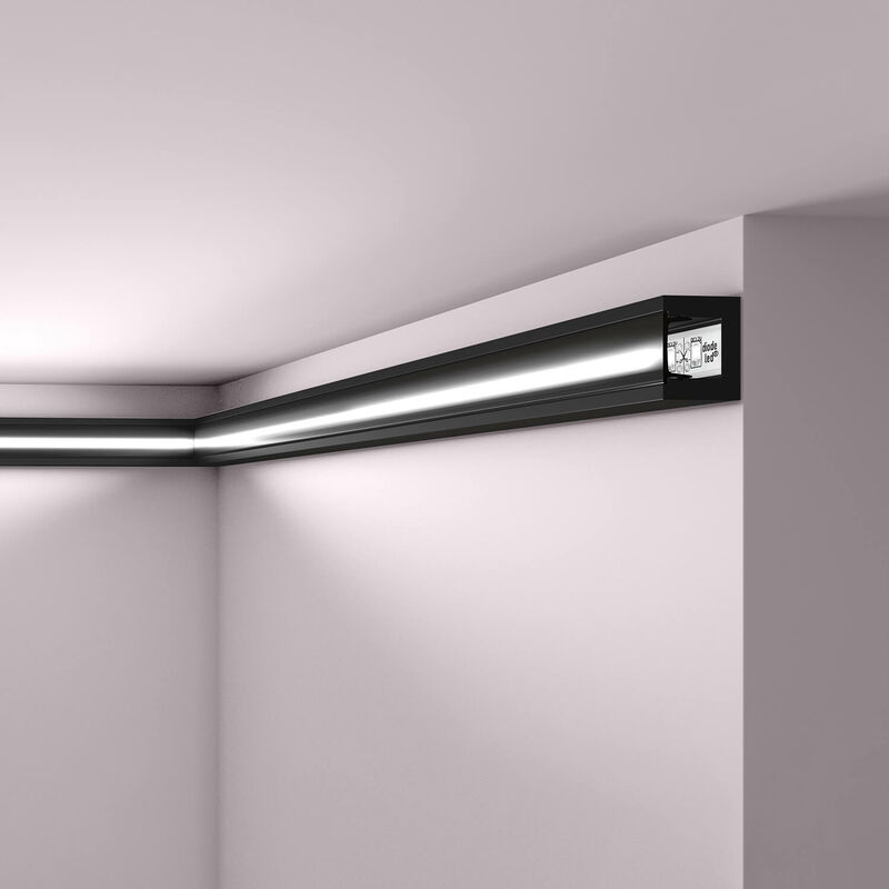 [3051572] Universal LED Channel 20mm x 25mm x 2mtr - Black Edition