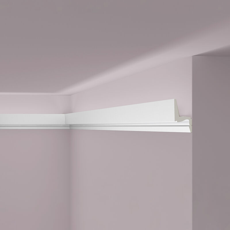 [3038575] Lighting Profile - IL7 - 92mm x 50mm x 2000mm - White Primed