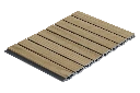 Acoustic Style WPC Panel 2400mm x 250mm x 6mm - Beech